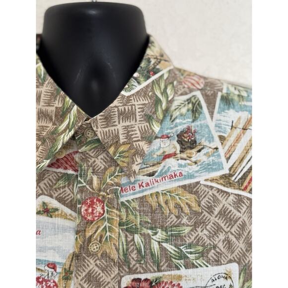 Reyn Spooner 2014 Mele Kalikimaka Limited Issue Shirt XXL Christmas Hawaii Aloha - Picture 8 of 14